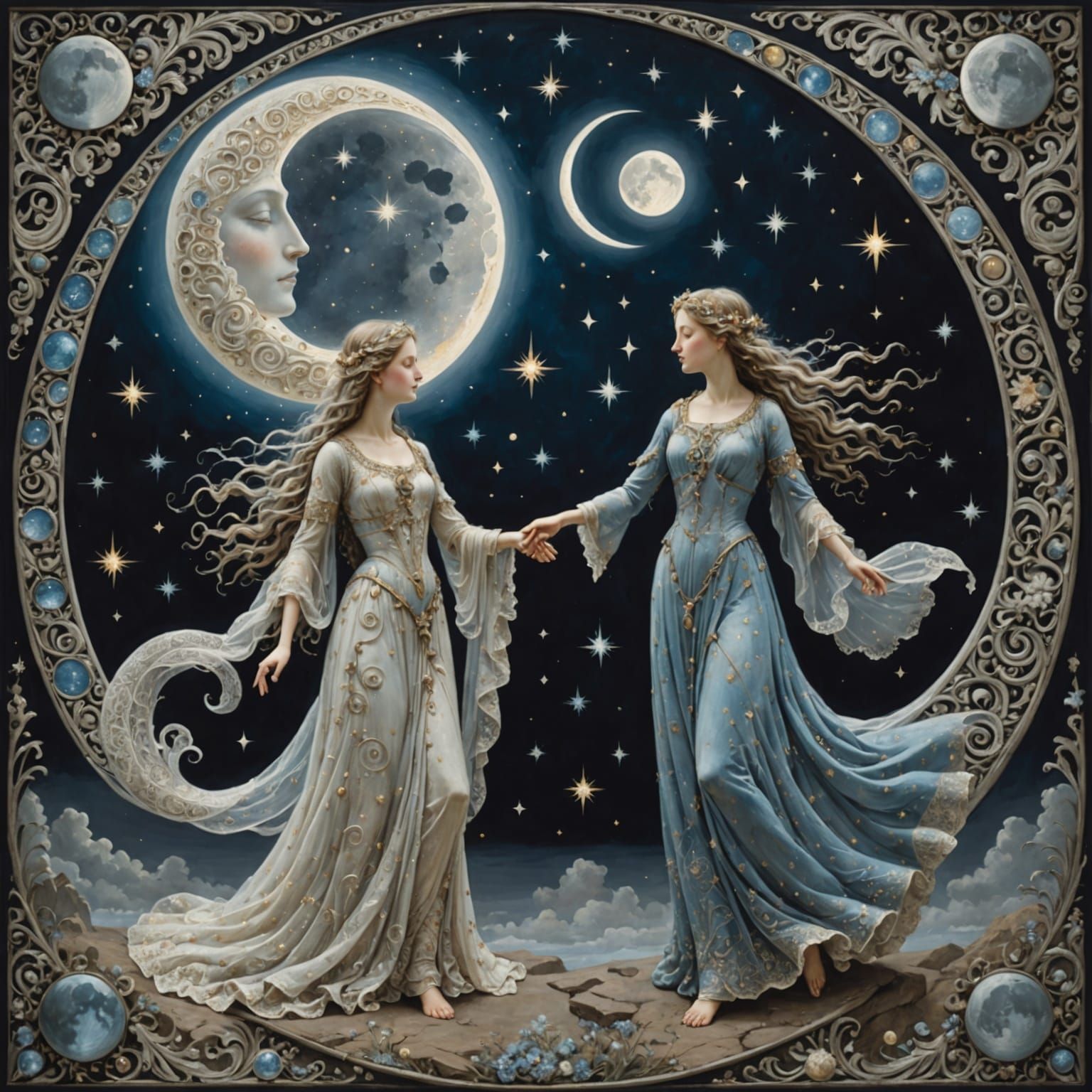 Mystical Meeting: Sun and Moon in Symbolic Art