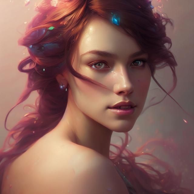 Beautiful Princess Portrait with Dynamic Lighting