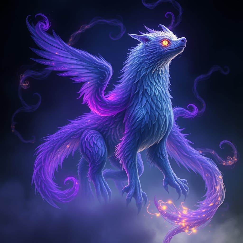 The Phantom Beast, A hybrid creature combining elements of several animals.
