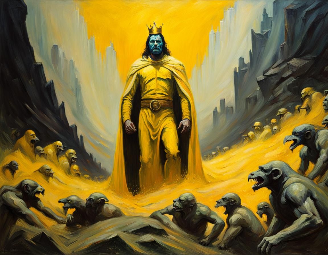 The King In Yellow Rising Above the Army of The Yellow Abyss IX