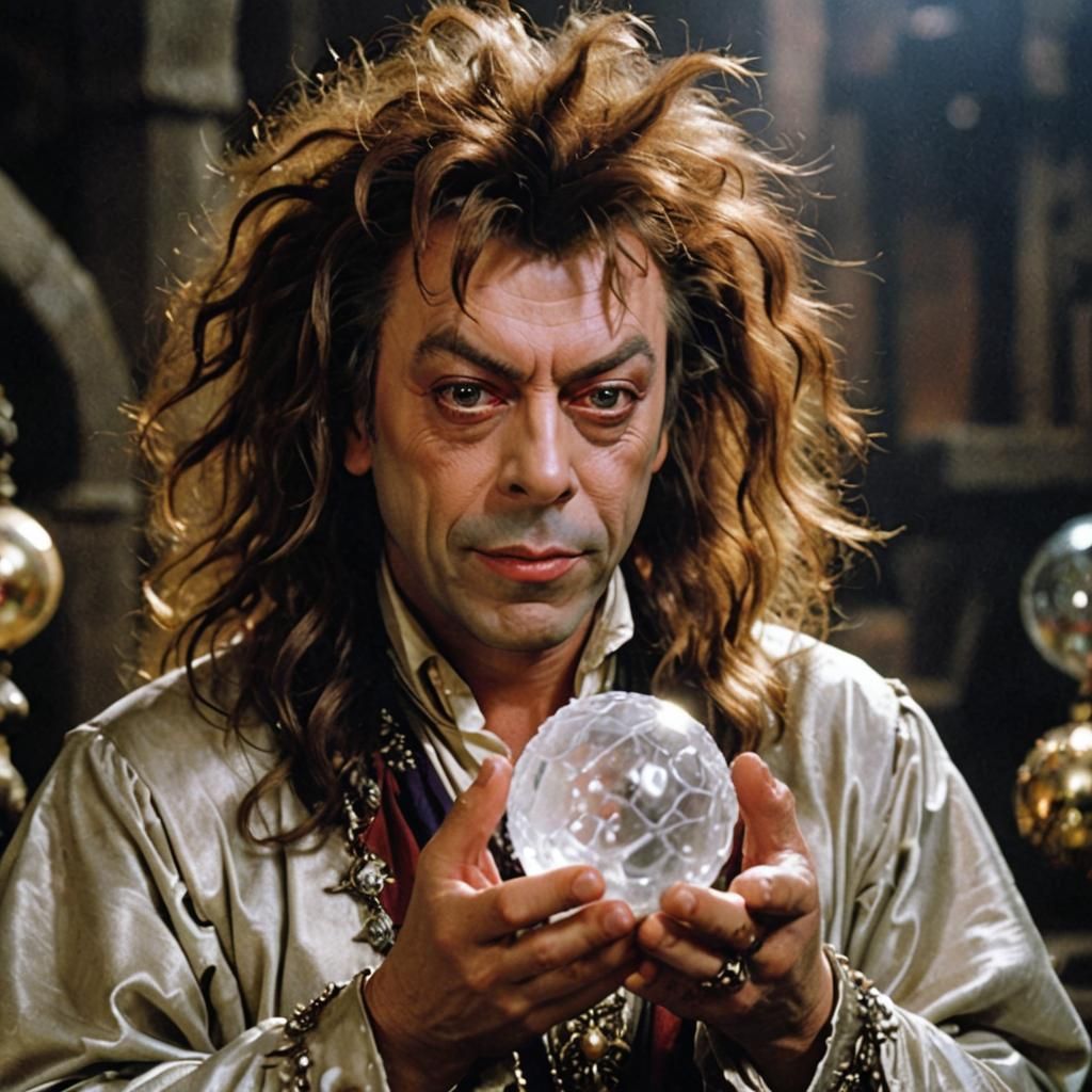 Goblin King Smirks with Crystal Dream Spheres