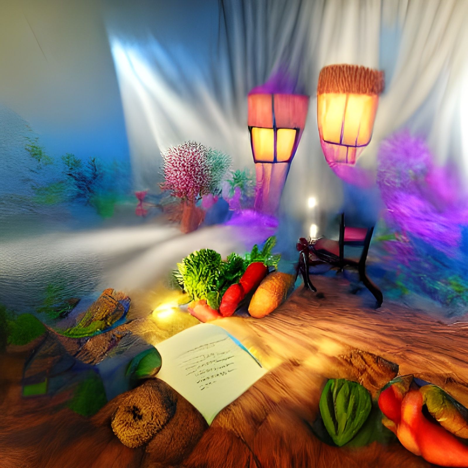 Virtual Delights Storybook Illustration in 8k