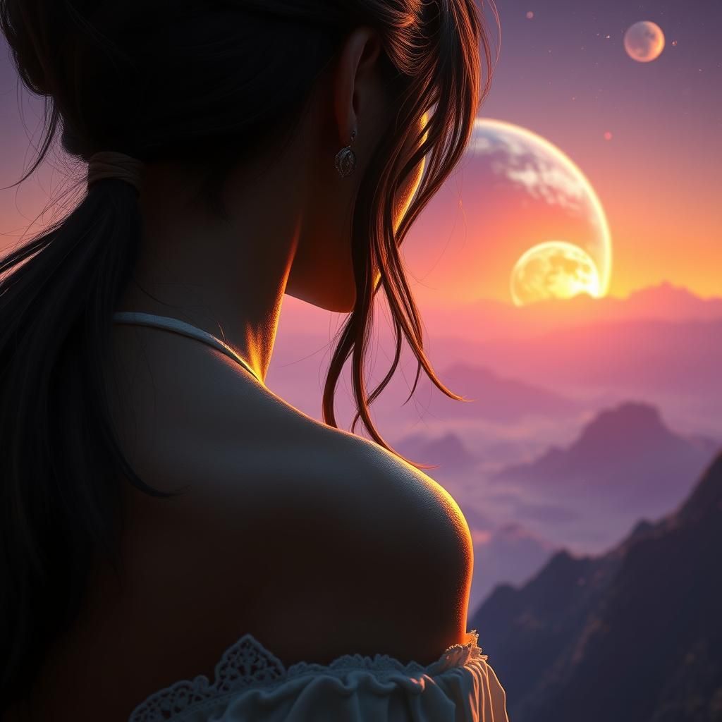 Planetary Alignment Fantasy Art in 8K Resolution