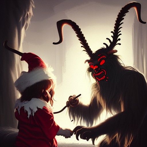 Sinister Krampus at Chibi Pajama Party