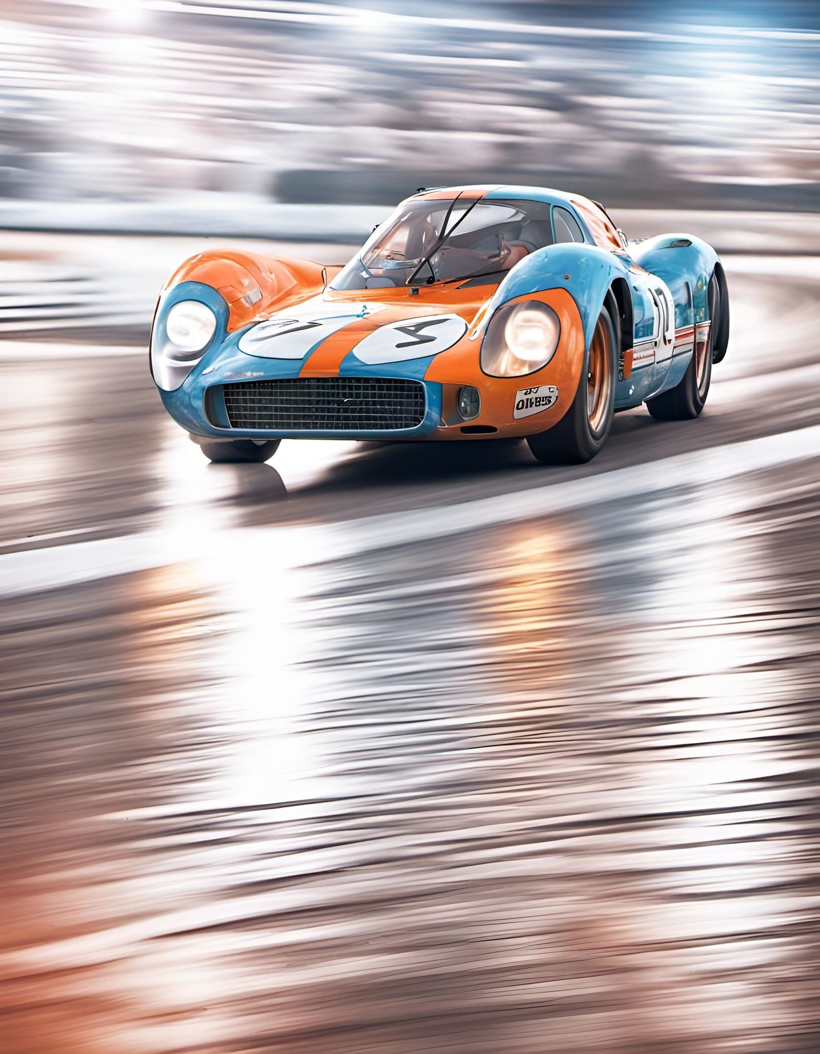 1960s Le Mans Racing Cars in Hyperrealism