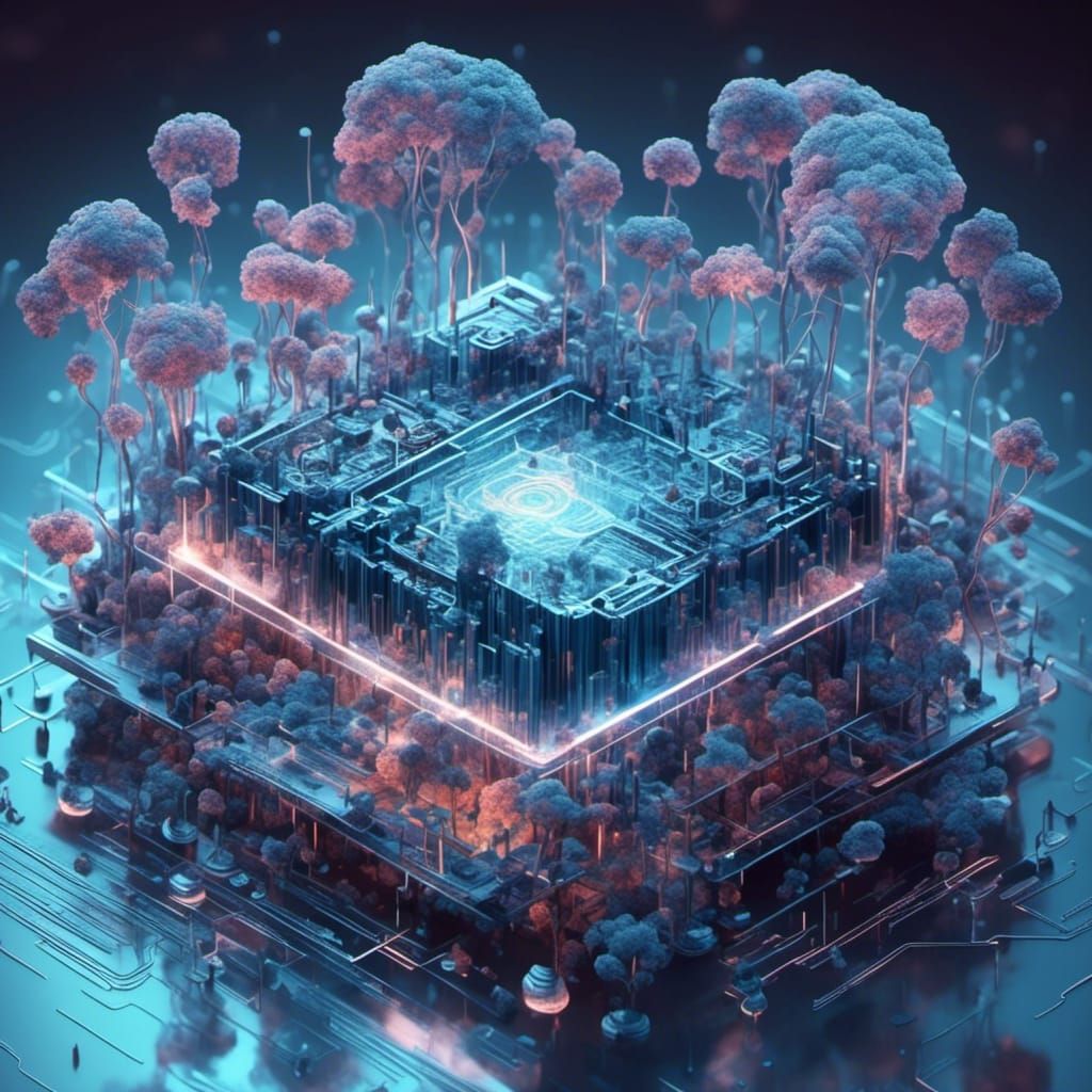 AI Neural Networks in Hyperreal Style