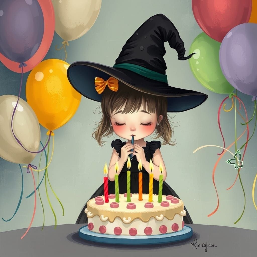 Whimsical Witch Birthday Party Celebration