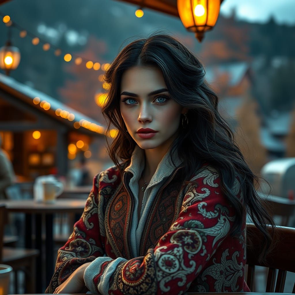 Ethereal Nomad in Autumn Splendor