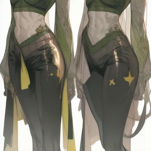 Athletic Anime Girl in Dynamic Poses