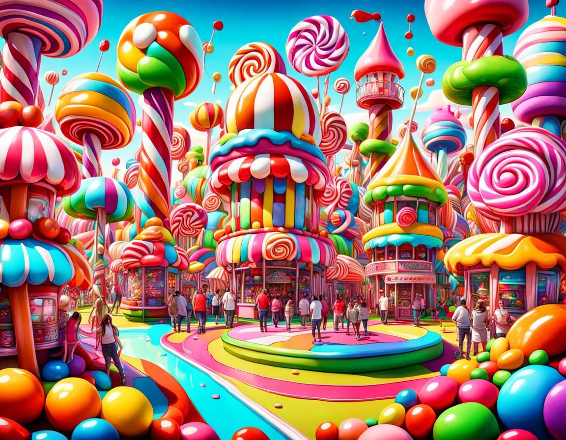 Yet One More Vibrant, Ridiculously Cheerful Candyland!
