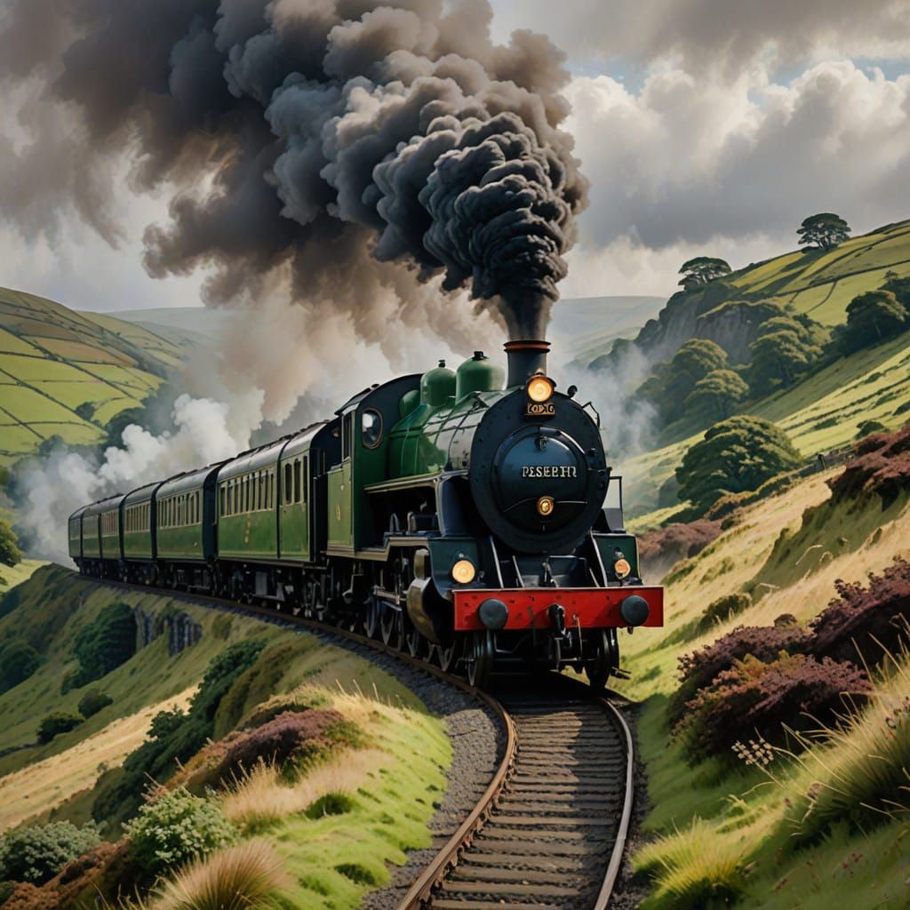 Industrial Landscape in Northern England Style