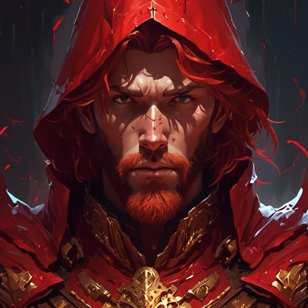 King of the Underworld Portrait in Hyperdetailed Style