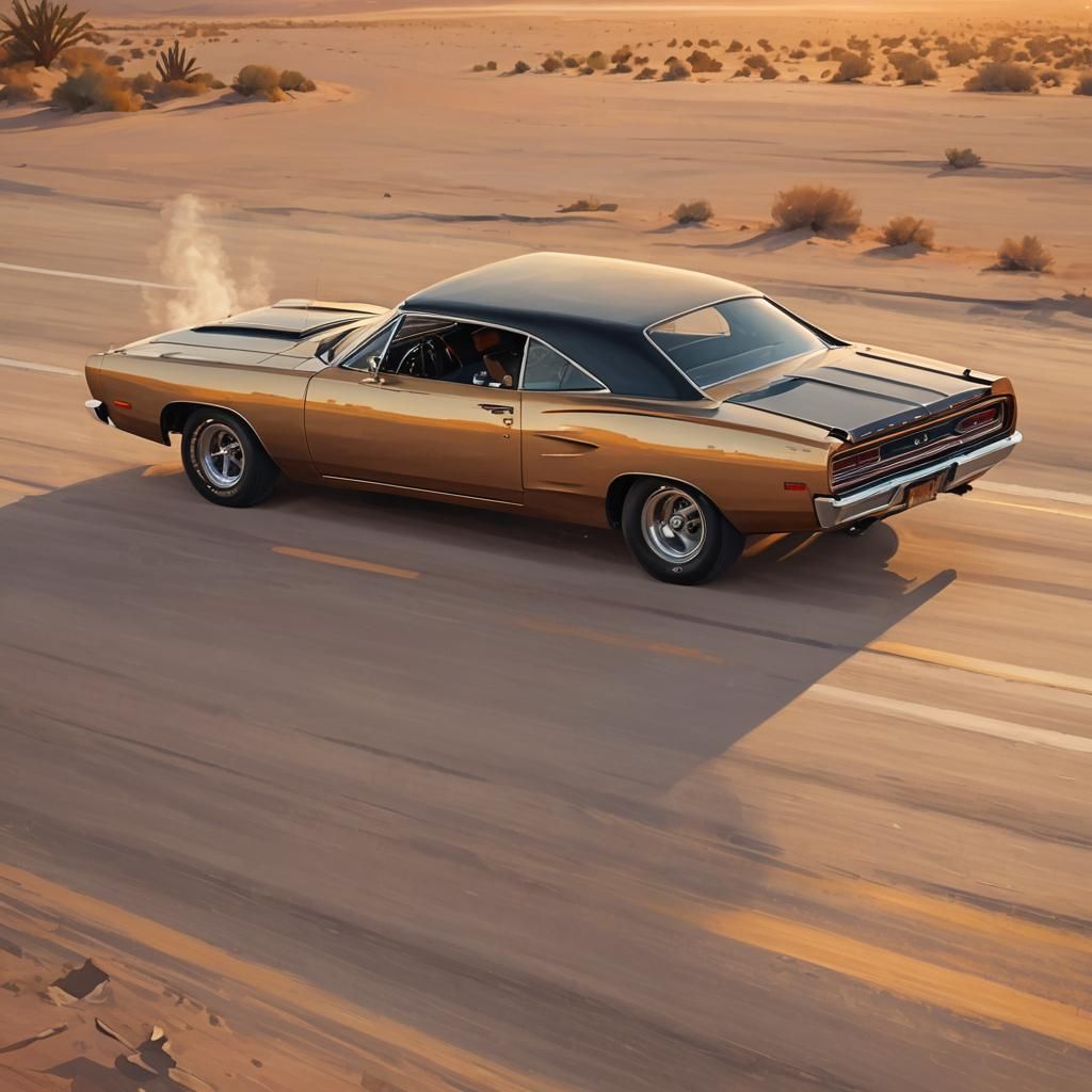 1970 roadrunner hotrod old beat up car, chrome supercharger ...