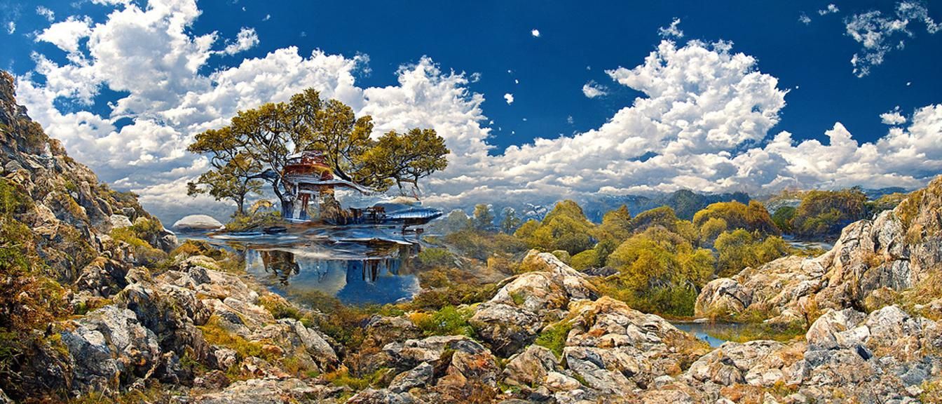 Rocky landscape vista