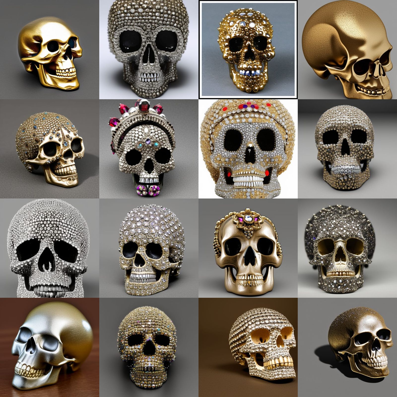 Jewel-Encrusted Skull: A Sparkling Masterpiece