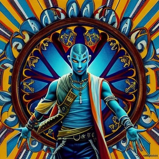 AI Generated Avatar Character Portrait