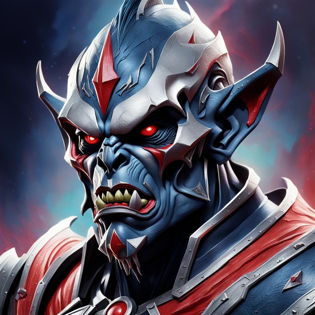 Hyperrealistic Hordak Portrait: Masters of the Universe