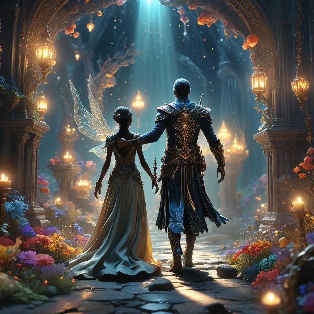 Ethereal Life and Death Fantasy Art