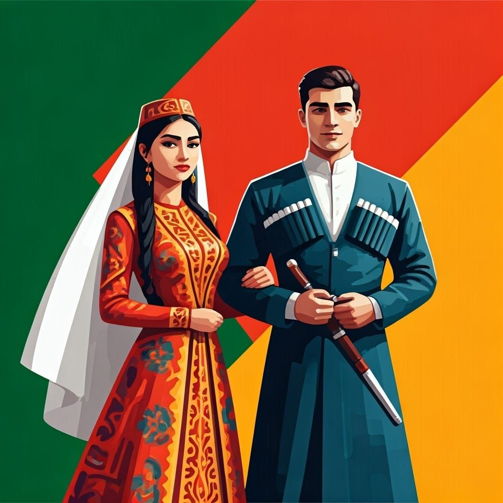 A Central Asian Couple