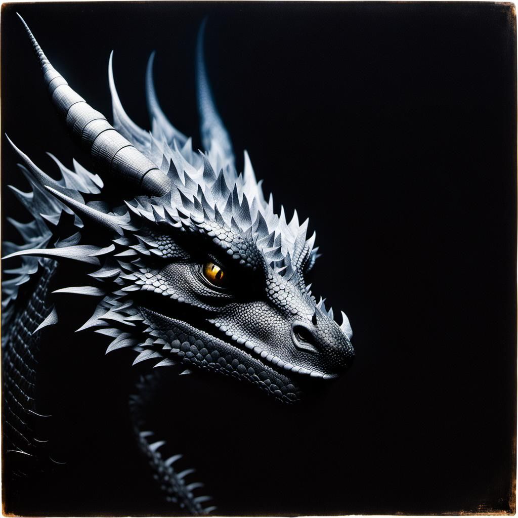 Demonic Cyborg Bear in Volcanic Hyperspace Portrait