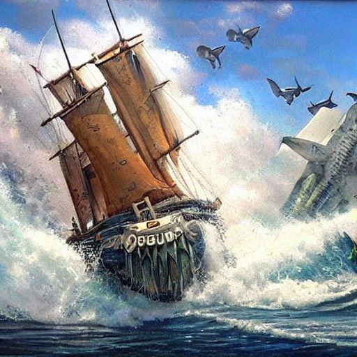 Oil Painting Inspired by James Gurney