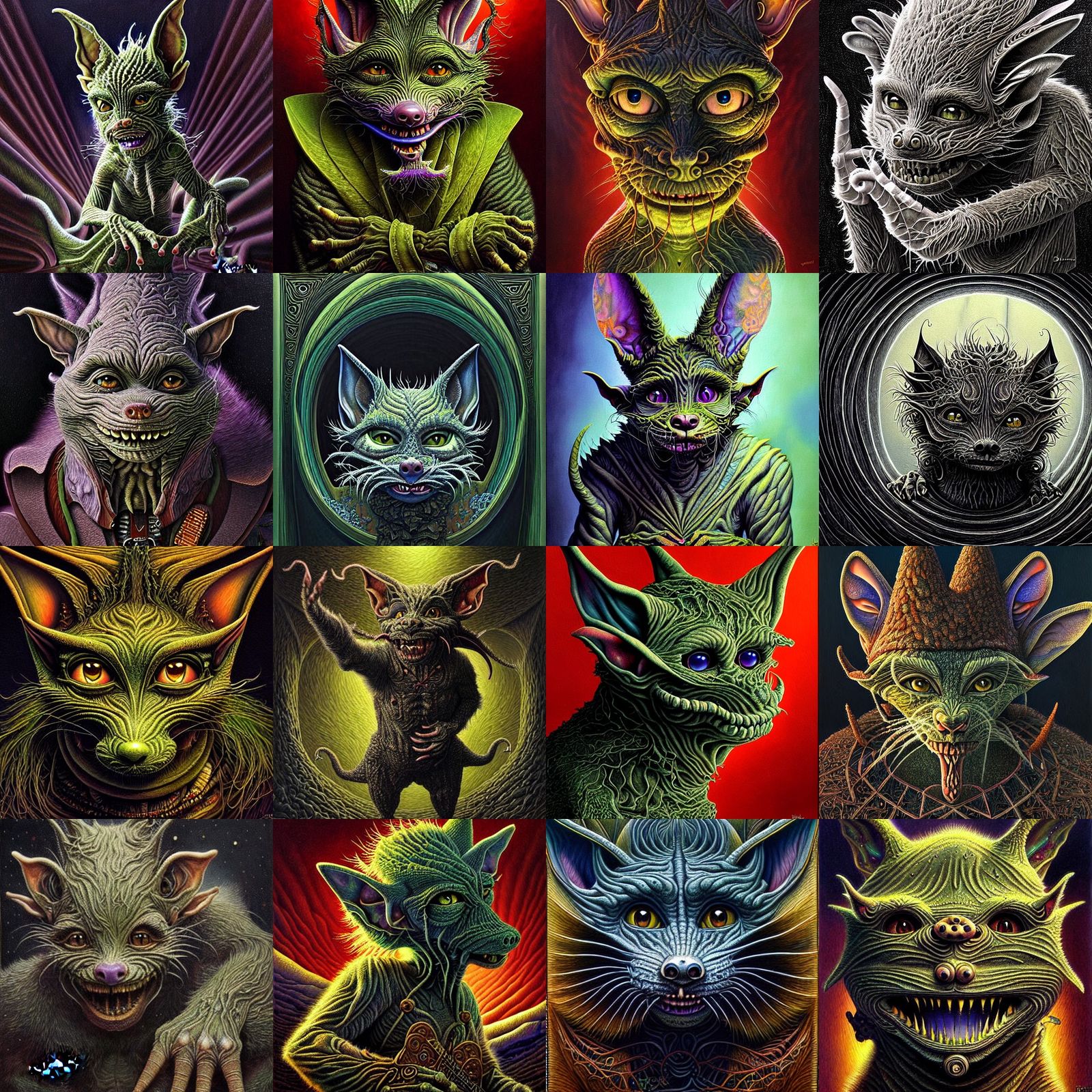 Ethereal Goblin Creature Digital Painting