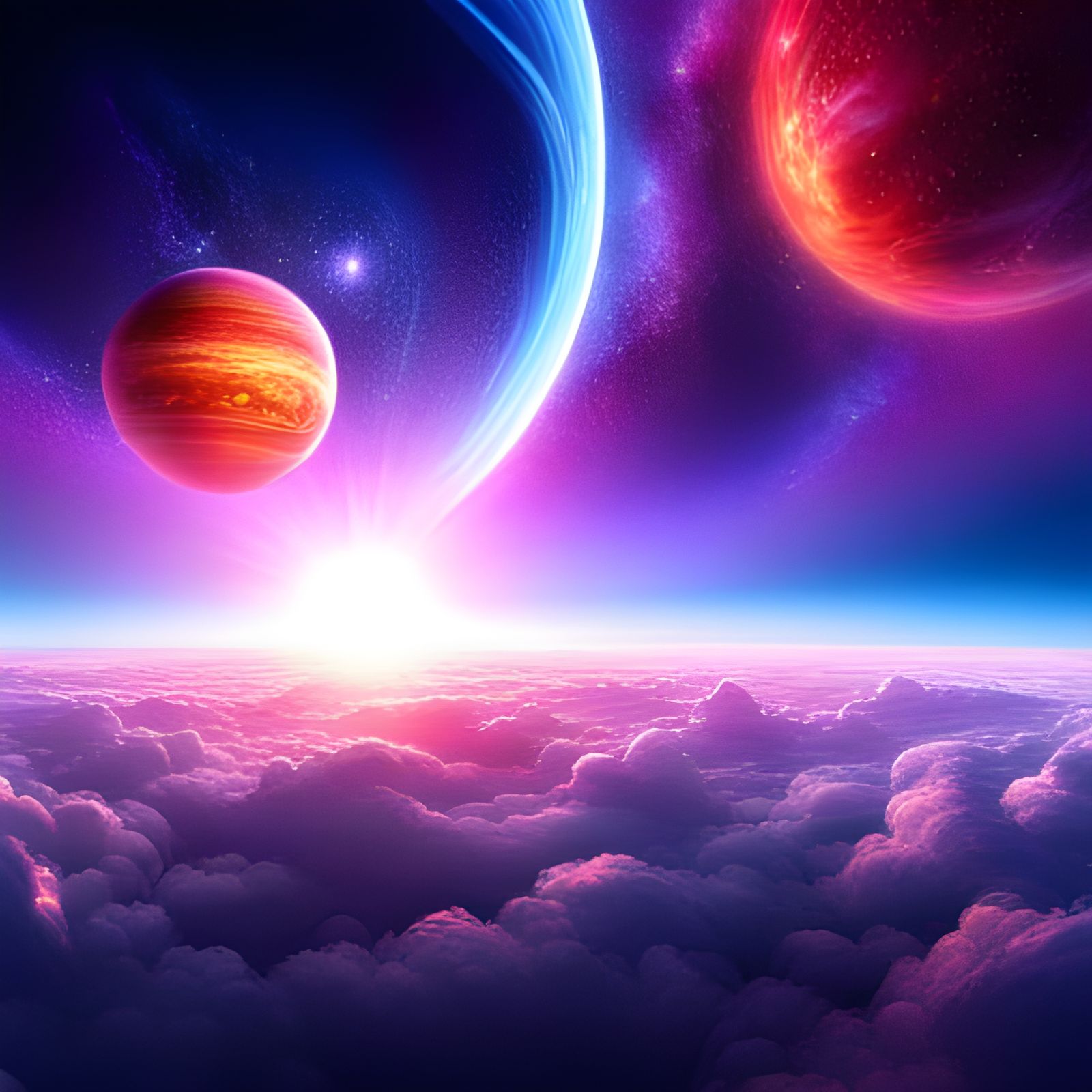 Peaceful Astronomical Scene