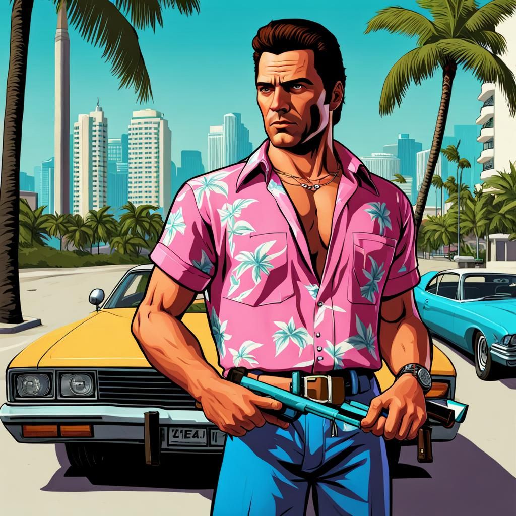 Tommy Vercetti in Grand Theft Auto: Vice City