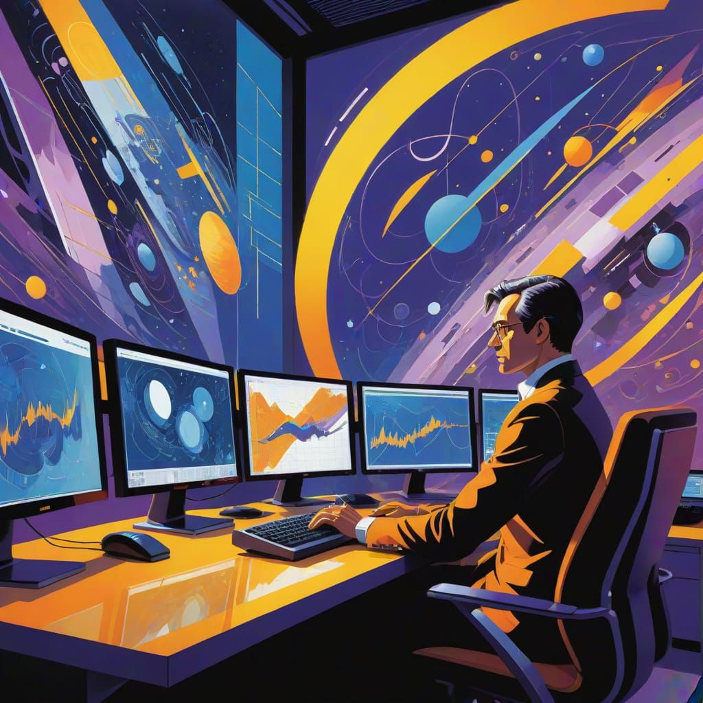 Dynamic Trader Lost in Abstract Market Chaos