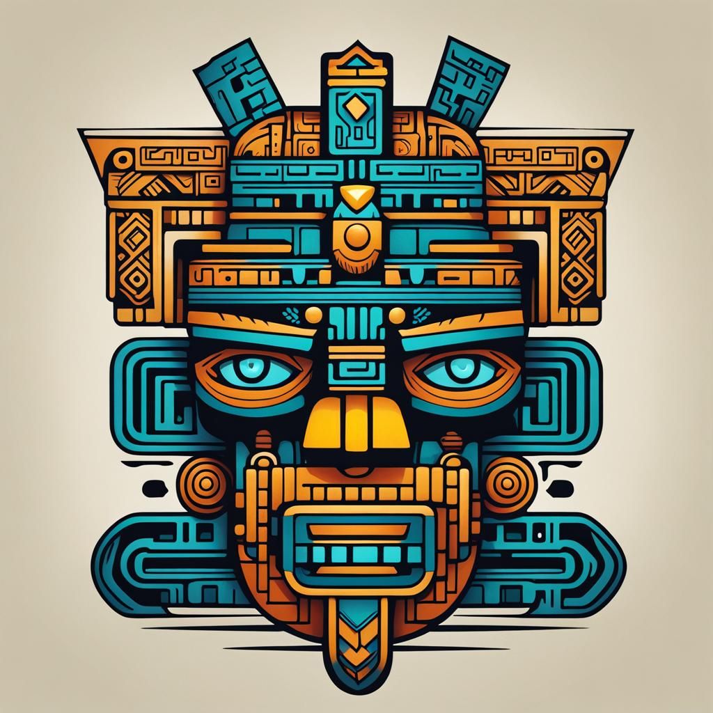 Ekeko Tattoo Design Inspired by Tiwanaku Mythology