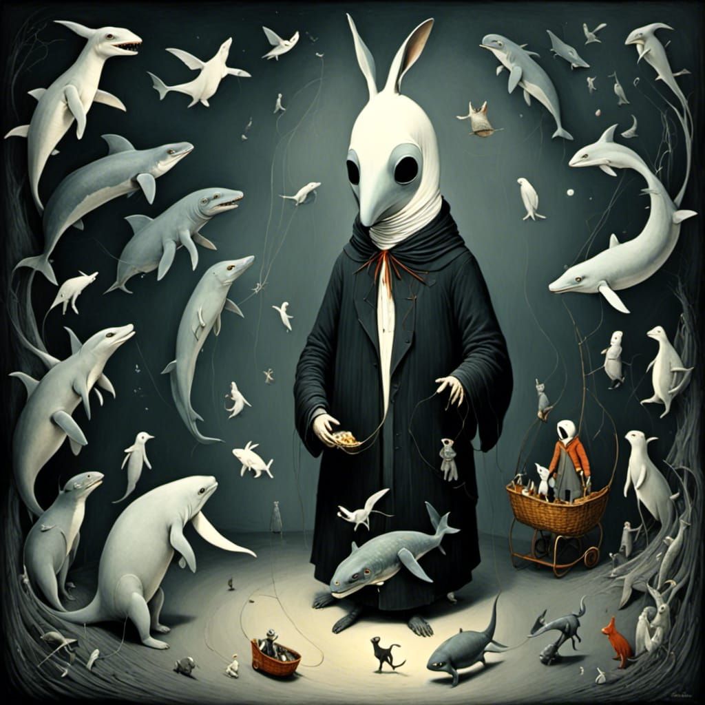 Barracuda Bunny Hybrid Character Design