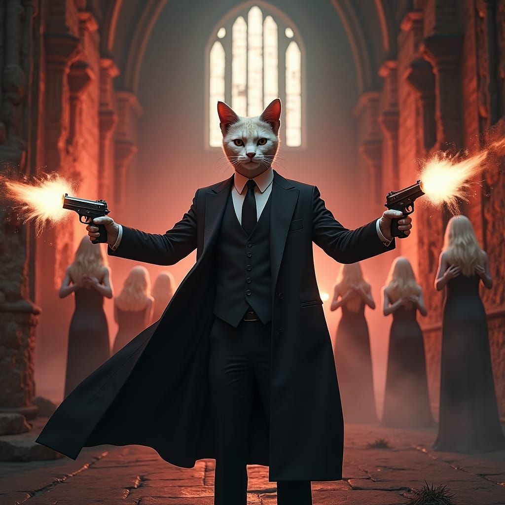 Feline Anti-Hero vs. Vampire Onslaught