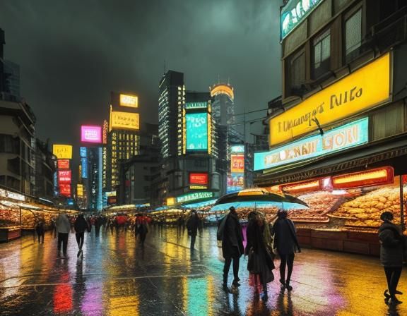 Jakarta Cityscape at Dusk in Photorealistic Style