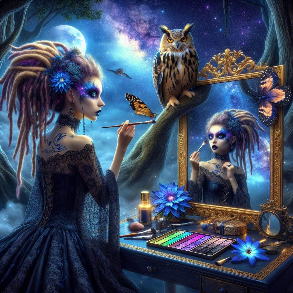 punk-gothic lady