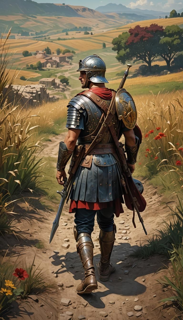 Roman Soldier Walks Away From Treasure Trove