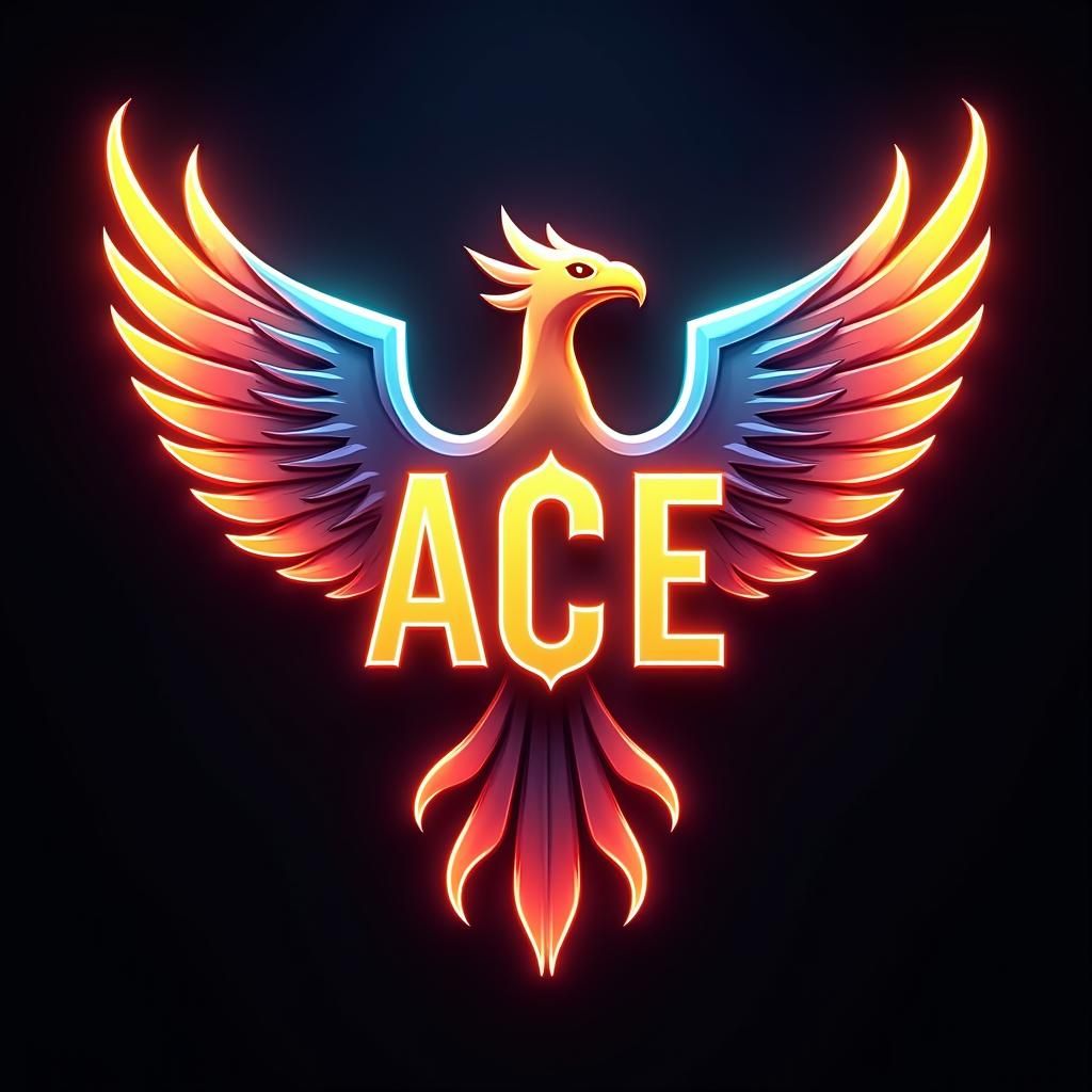 Indian Phoenix Esports Logo in 3D with National Colors