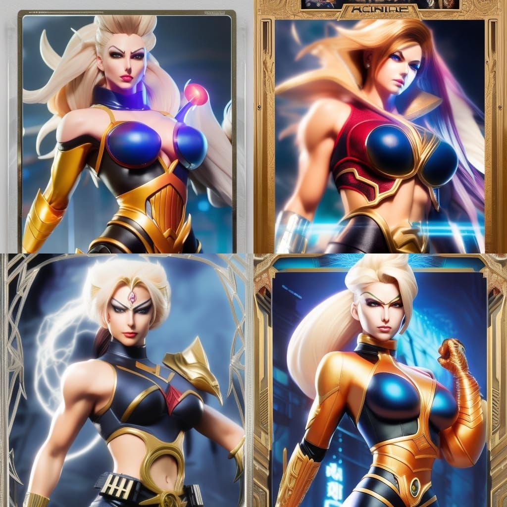 Super Sentai Villain: Bodybuilder in Anime Style