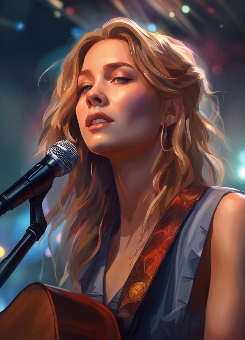 Erin Kinsey Live Performance: Hyperdetailed Digital Portrait