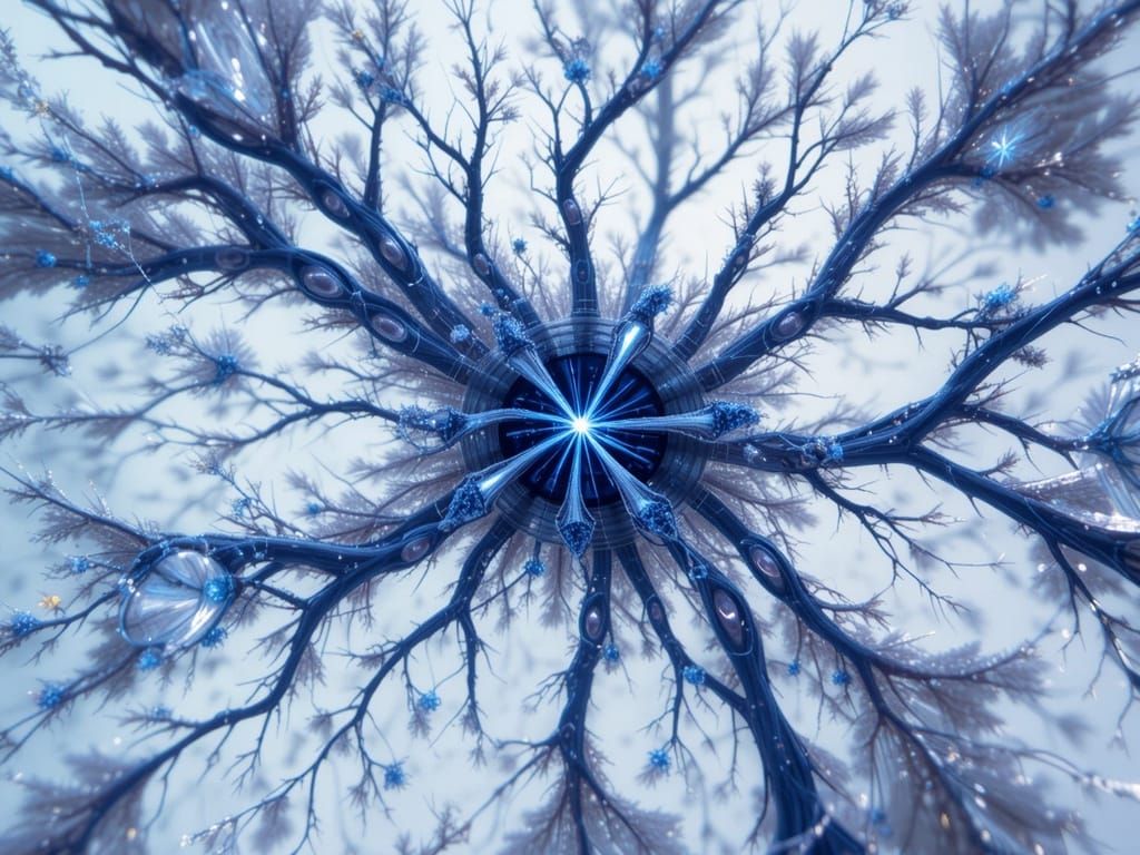 Nature's Fractals: A Repeating Pattern Landscape