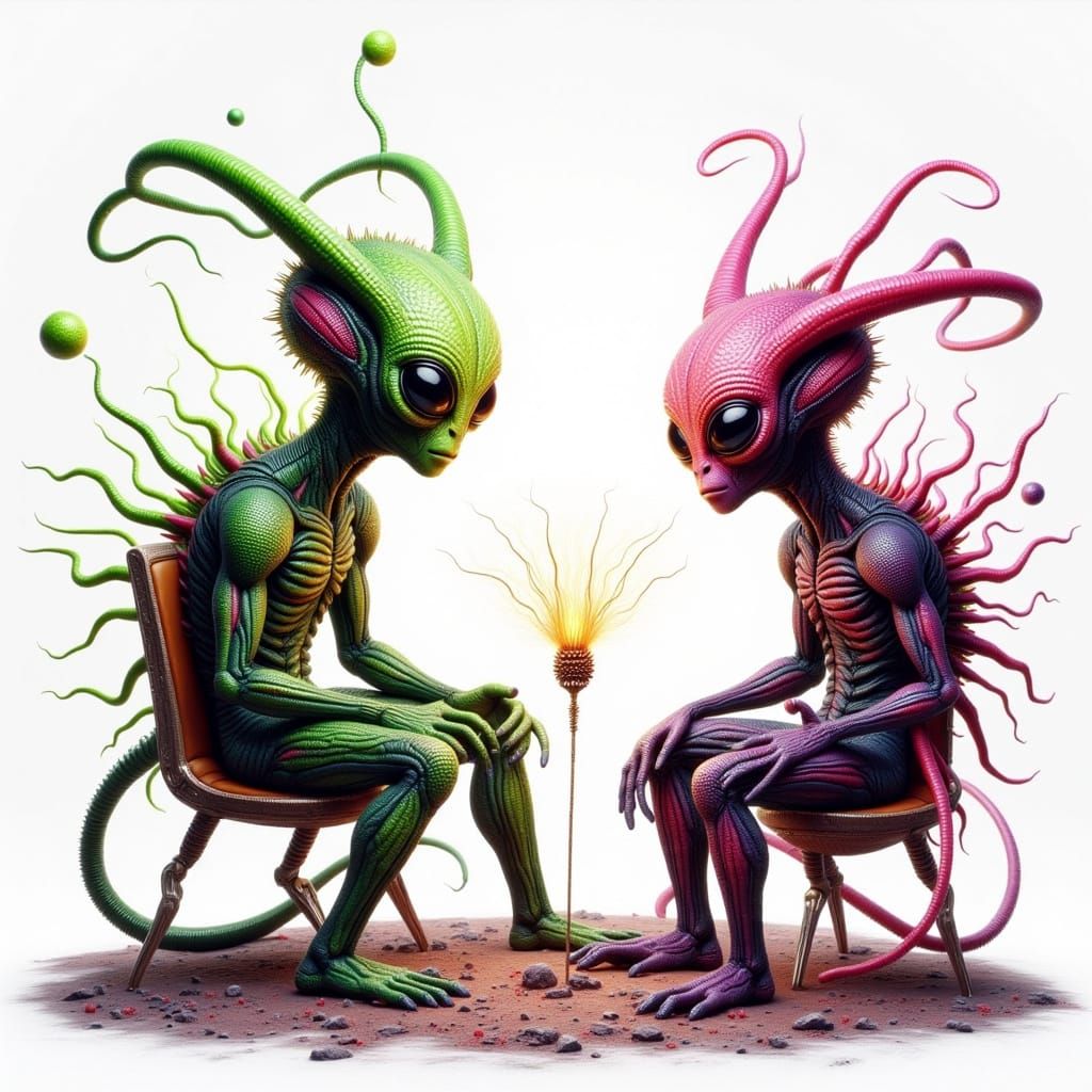 Alien Creature Reveals Deceitful Intentions