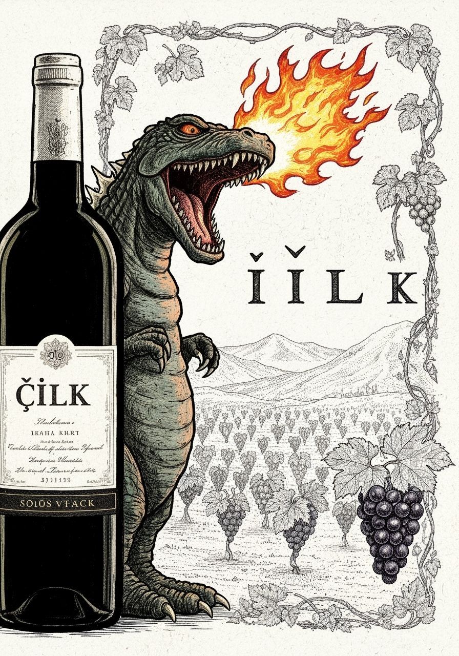 Godzilla Laughs Maniacally Over Burning Vineyards as Wine