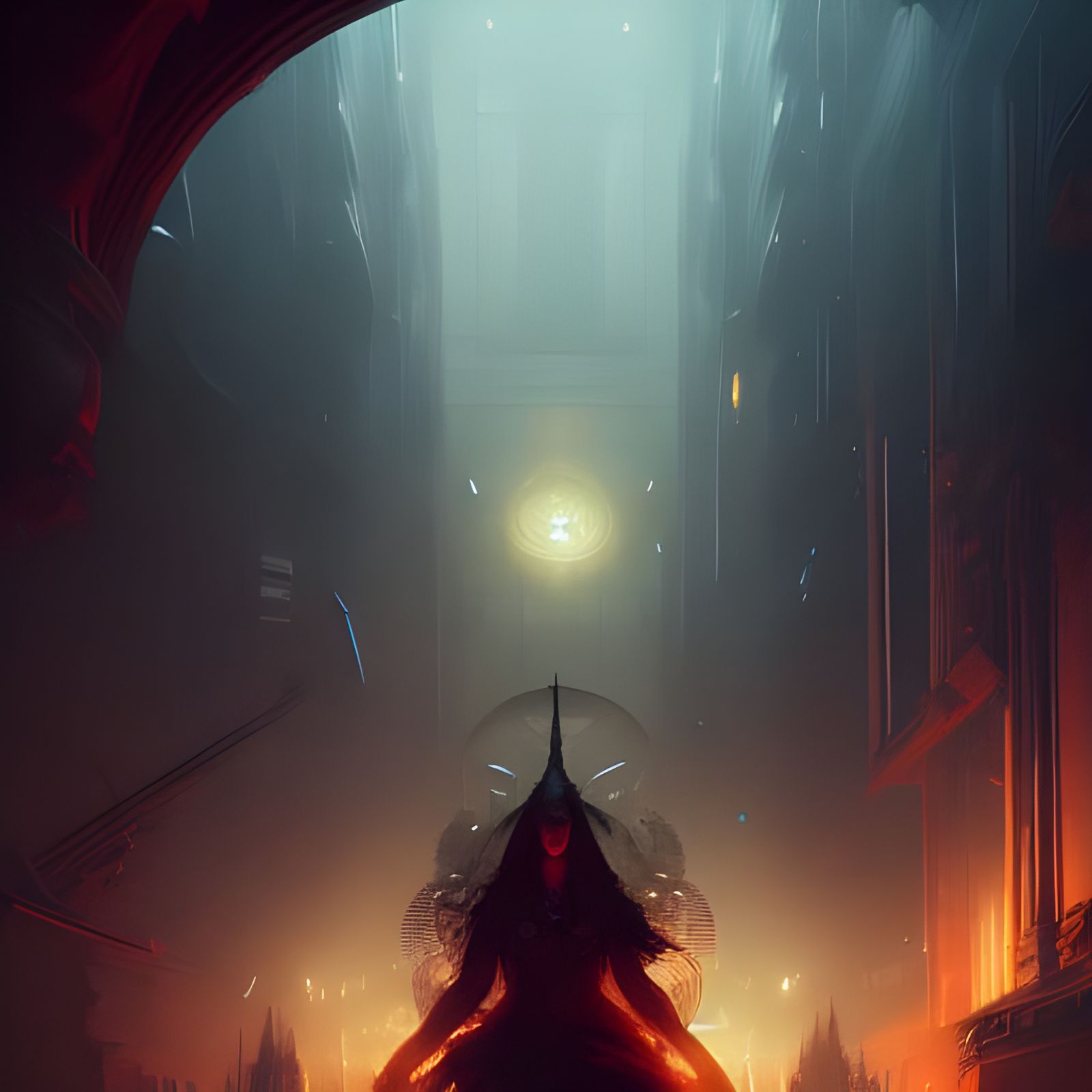 The Year 2050: Dark Fantasy Concept Art