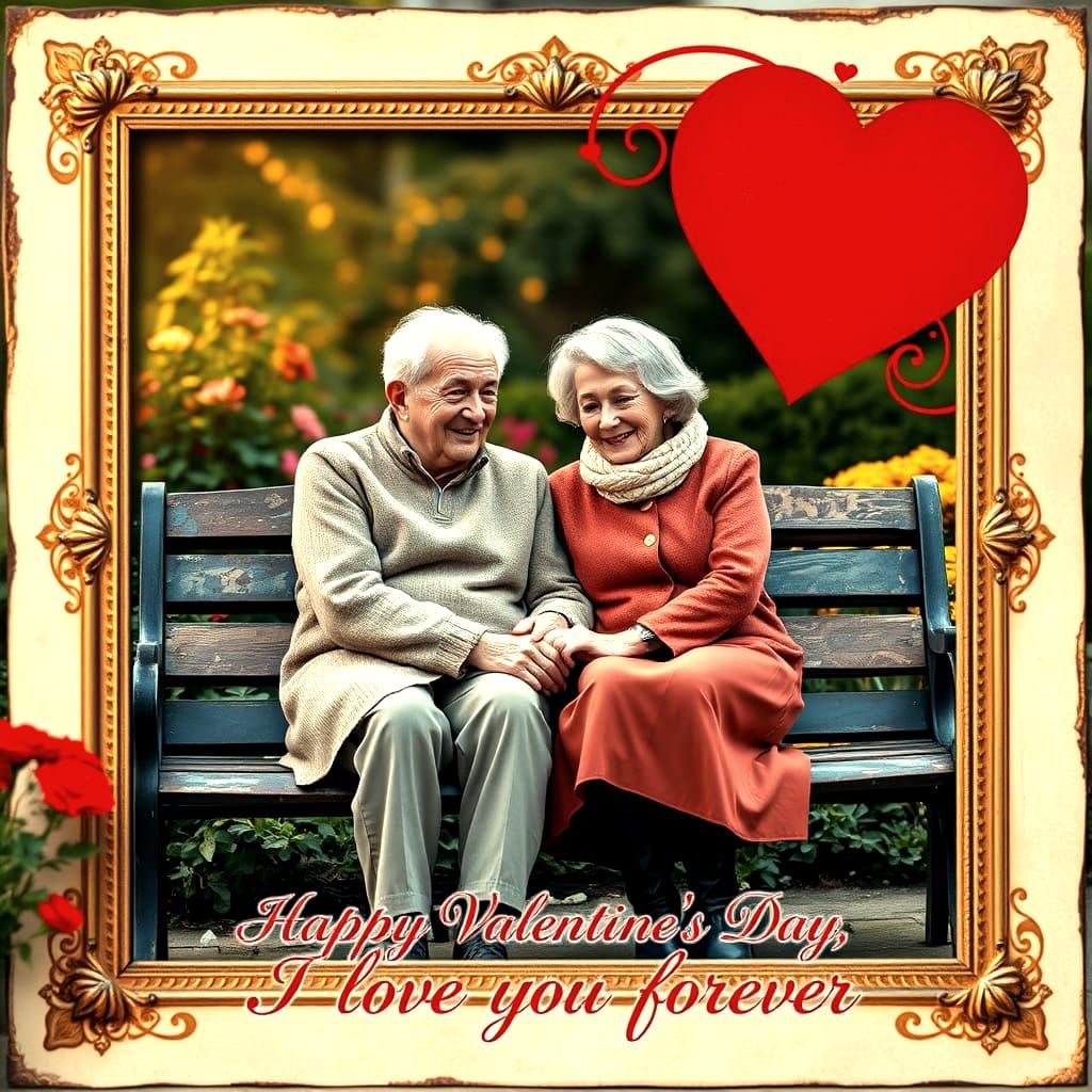 Timeless Valentine's Day Love, in a Heartfelt Frame