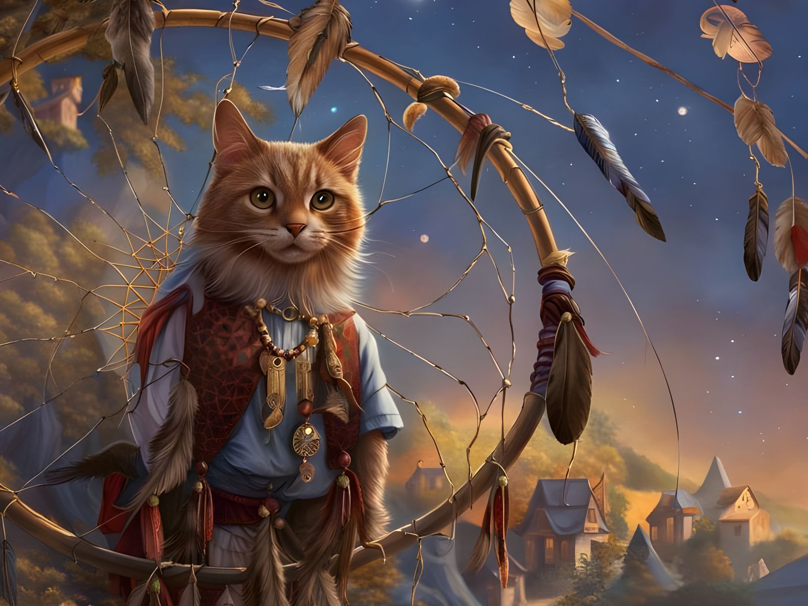 Marmalade the Dreamcatcher Protector of Dreams