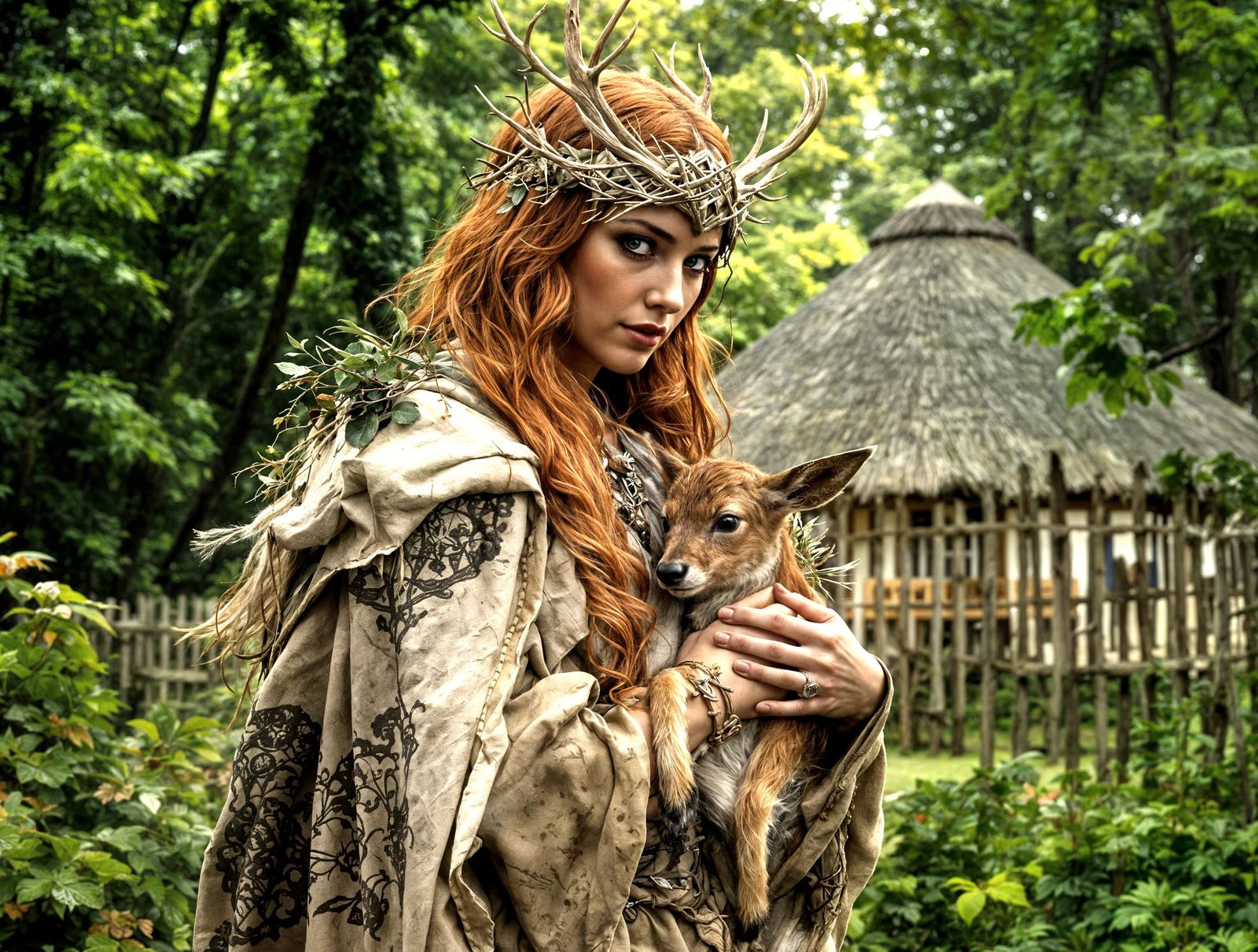 Flidias (Flee-aysh) , Goddess of wild and Poets.