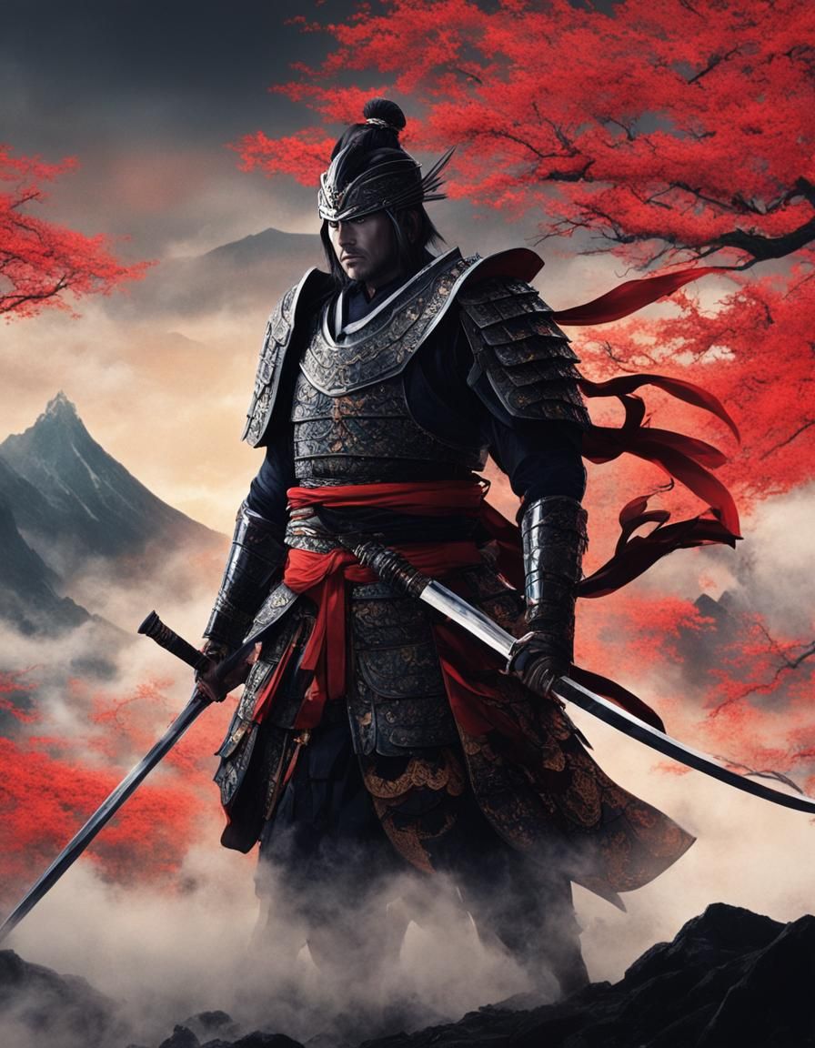 Majestic Daimyo Stands Tall in Epic Cinematic Scene