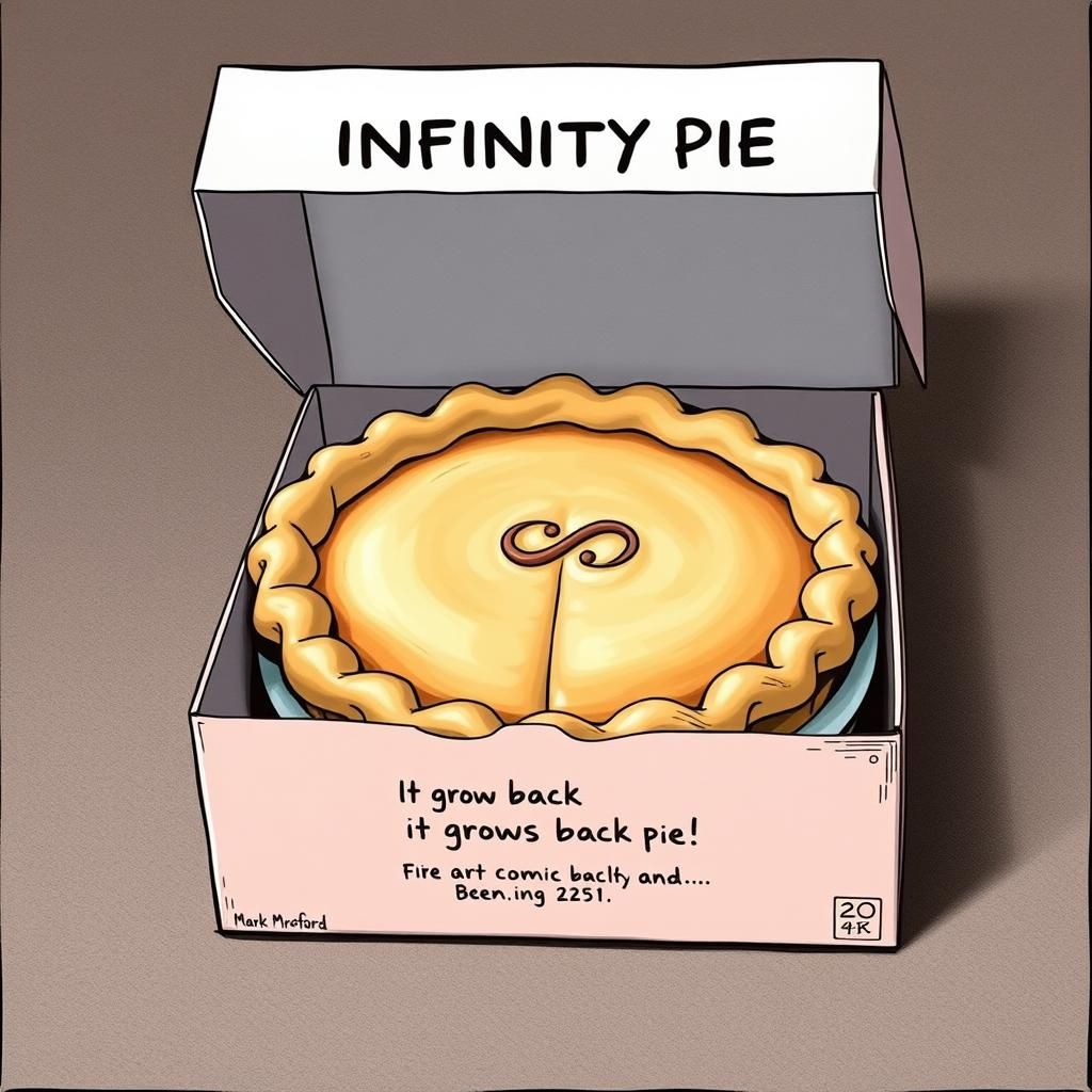 Infinity Pie Comic Book Art