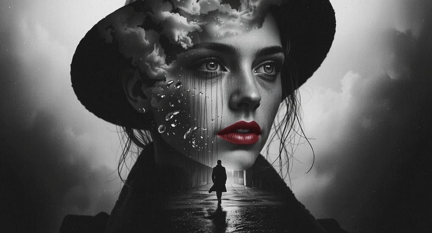 Rainy Day Double Exposure