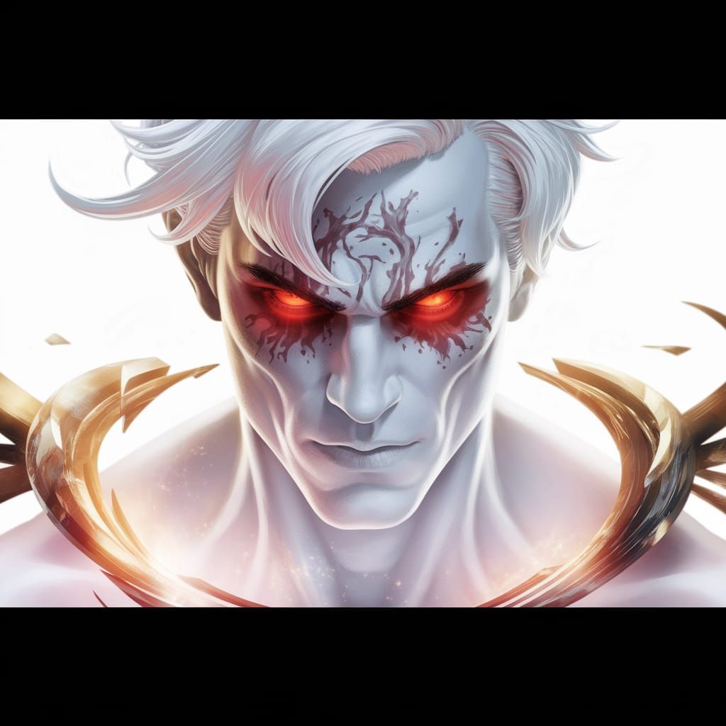 Ominous, Golden-Lit Deity Emerges in Humanized Form