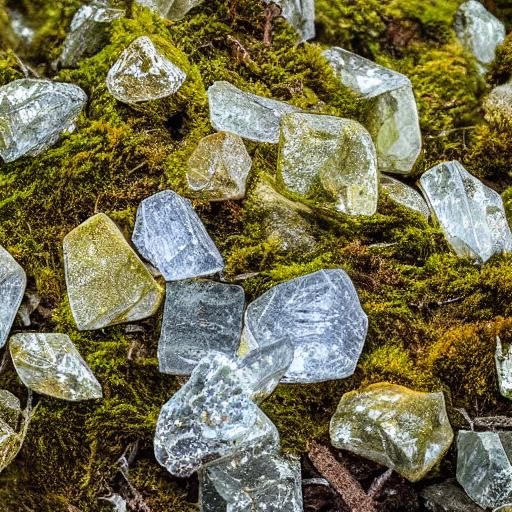 Golden Metronome on Mossy Tundra: Hyper-Realistic Art